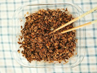 8、燕麦饼干,搅拌均匀