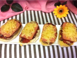 19、馒头披萨,装盘