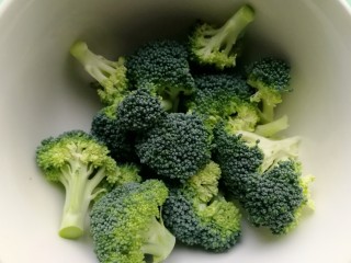 6、西兰花培根披萨,西兰花切小块，玉米剥好