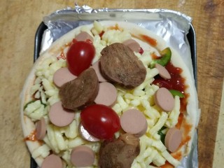 10、素食披萨,放烤盘里