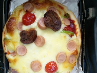 11、素食披萨,烤20分钟，提前预热10分钟