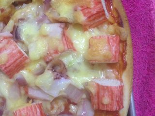 12、海鲜披萨,放大图