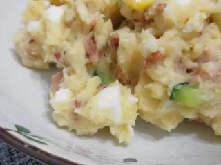 6、土豆沙拉,一道清爽的日式土豆沙拉就完成啦