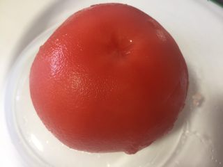 3、自制披萨酱(番茄酱),番茄皮都需剥干净