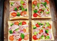 5、土司披萨,加盖培根