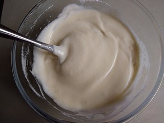 8、圣诞树根蛋糕,拌好的蛋糕糊