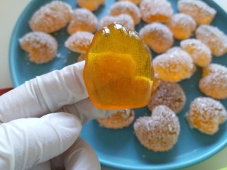 9、百变水果 法式橘汁软糖,贝壳的