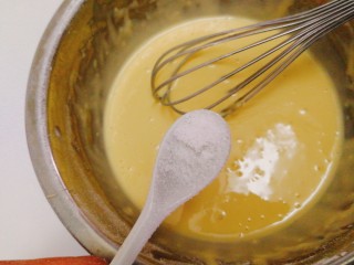 7、#元气早餐#软香小松饼,加入盐