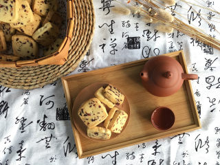 17、蔓越莓曲奇饼干,成品图。