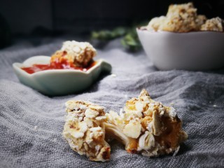 15、健康无油燕麦鸡米花,哈哈