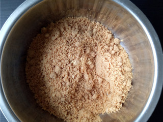 5、花生桃酥（空气炸锅版）,花生粉不要太细腻，有点颗粒感更好；