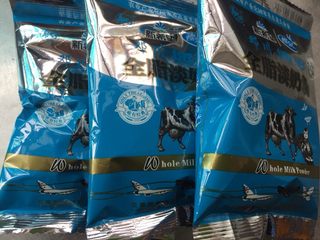 3、雪花酥,奶粉50克