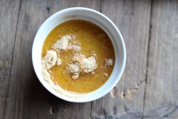 2、榴莲奶酪慕斯,加入融化的黄油