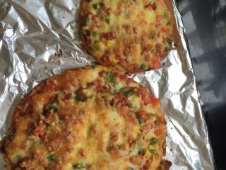 9、蔬菜披萨,出炉啦，开吃！