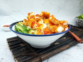 15、脆皮鸡饭,准备开动吧！