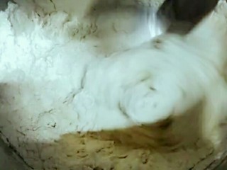 1、意大利玛格丽特披萨,将啄木鸟面粉，酵母，盐，倒入搅面机中，开始搅面边加入冰水，与及橄榄油。面团搅到光滑弹性即可。