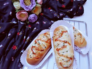 15、早餐＋火腿肉松面包,出炉啦，趁热吃吧