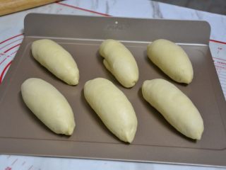 11、肉松包,全部包好之后，放烤盘上二次发酵