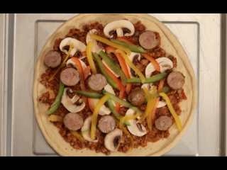 20、陈小春儿子喜欢的热辣披萨这样做,