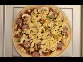 21、陈小春儿子喜欢的热辣披萨这样做,