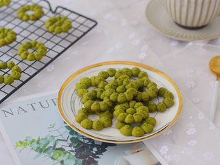 13、抹茶曲奇（玉米油版）,成品图