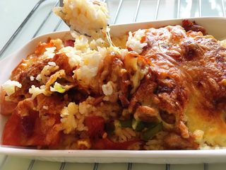 14、鲜虾芝士焗饭,非常不错噢！