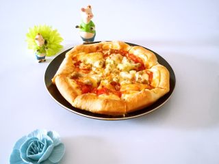 20、芝心披萨,酥脆松软的饼皮+奶酪的香味????????