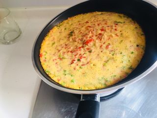 6、早餐篇:低脂低油国货披萨,等到蛋饼可以脱离锅底晃动