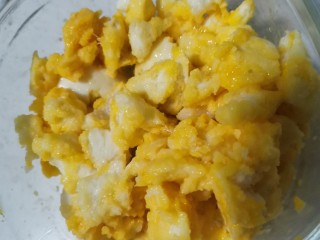 3、披萨,搅拌均匀