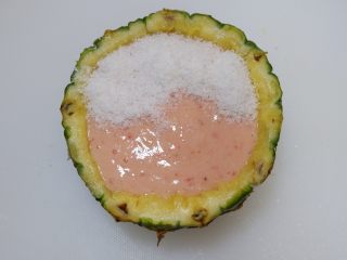 12、凤梨酸奶燕麦,低脂代餐,加入椰蓉。