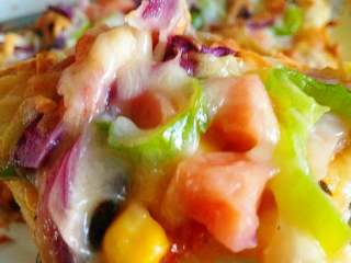 10、培根蔬菜披萨,吃起来吧