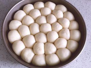 14、乳酪橙皮金钱小面包, 放入温度38度，湿度75%左右的环境中进行最后发酵，发酵好的面包放入预热好的烤箱中下层，上下火，180度，15分钟左右。温度仅供参考