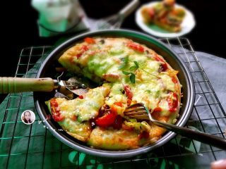 16、牛肉田园披萨,成品图