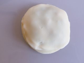 6、饺皮双层饼,最后盖上一个饺子皮