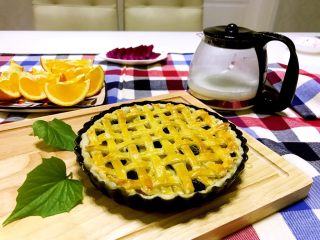 14、奶酪香蕉派,拍张照片吧。