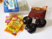 2、马蹄肉脯披萨,准备好所用的材料