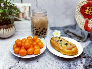 22、香葱培根芝士面包,下午茶时间啦～