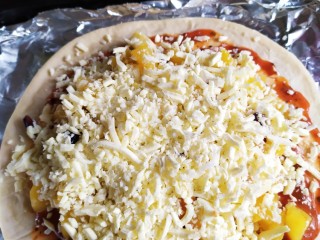 7、黄桃披萨,铺上奶酪！这就是拉丝的秘密！