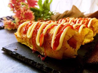 11、黄金吐司卷,直接吃也可以哦。