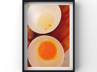 3、宝宝披萨,蛋黄蛋清分离！