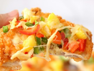 13、鸡排披萨,我要开动了????