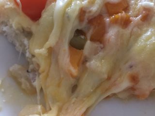 14、芒果披萨,烤好的披萨超拉丝。