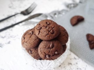 11、巧克力豆软曲奇,软曲奇超好吃