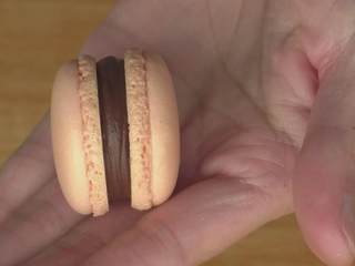 98、超详细马卡龙教程,一颗马卡龙就完成了；