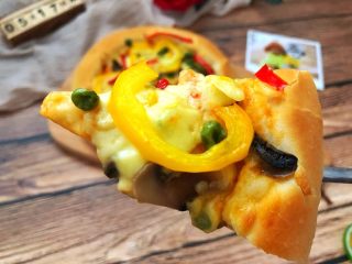 22、奥尔良卷边披萨,诱人吧！