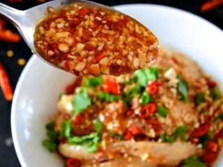 9、口水鸡, 可以吃辣椒的话可以再加辣椒酱。