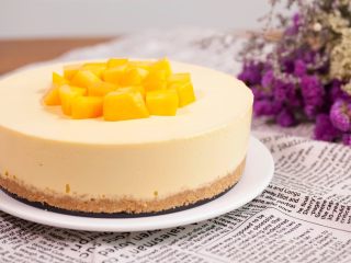 14、【免烤箱蛋糕】零失败芒果慕斯蛋糕,成功