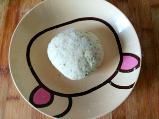 9、葱香苏打饼干,揉成光滑面团，醒发二十分钟