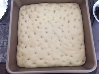 8、佛卡夏,再次发酵40分钟