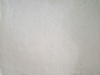 15、~方形披萨,放上擀成方形的面团。